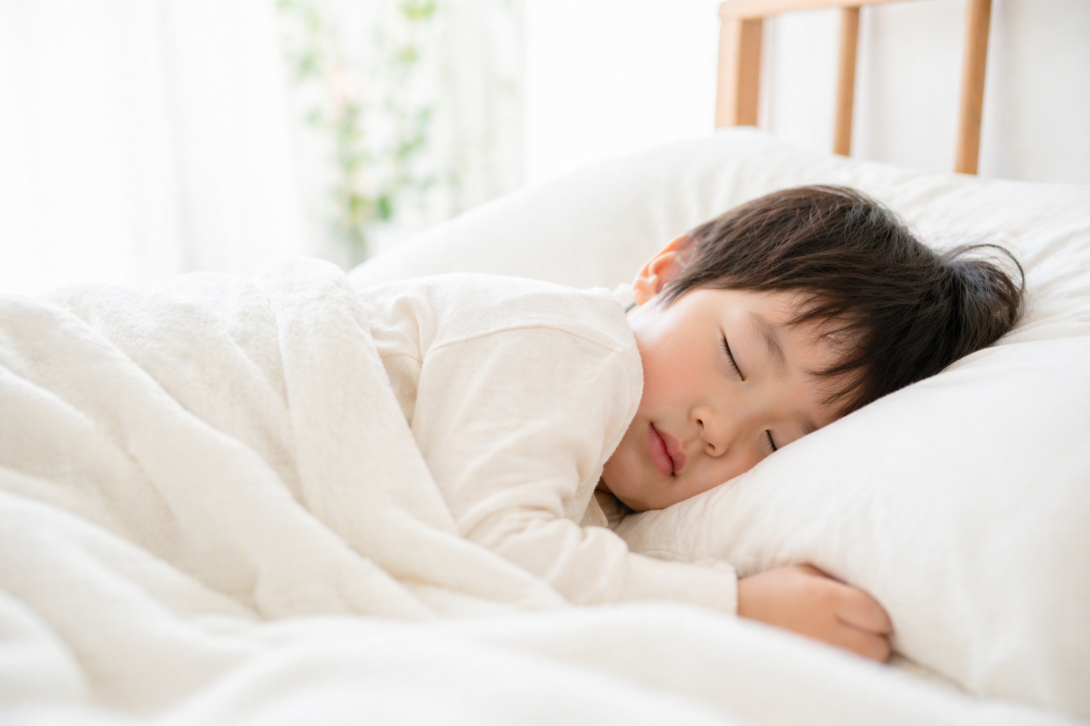 ぐっすり眠る子ども